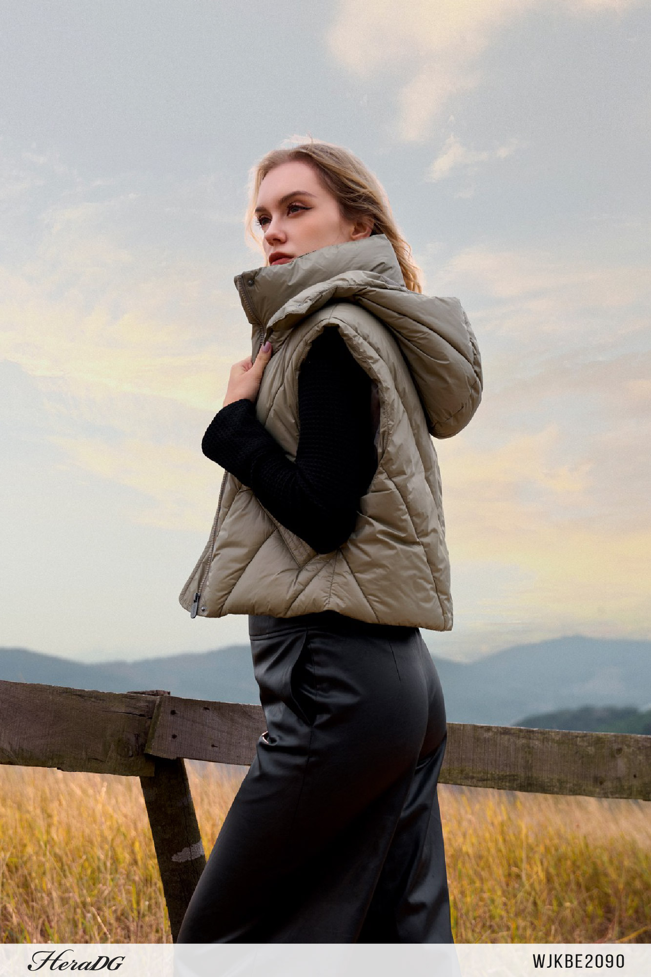 Ảnh của Áo phao gile 3 lớp dáng ngắn